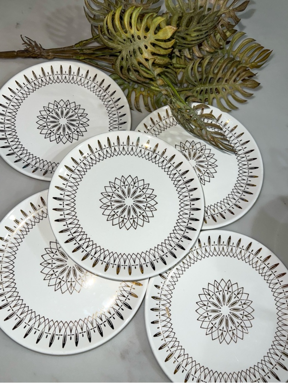 Set of 5 Dessert Plates